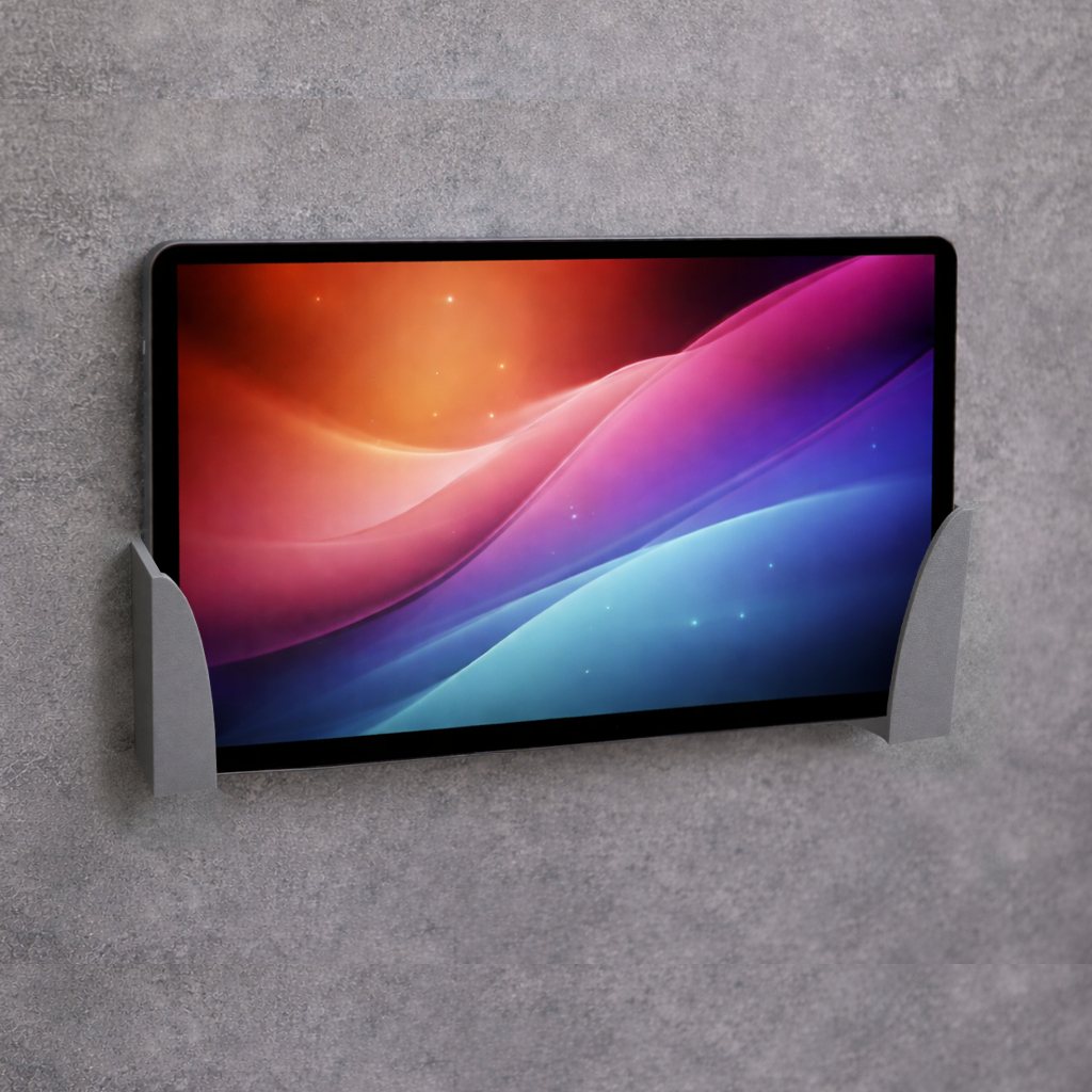 Suporte de Parede para Celular e Tablet – Instalação Sem Furo