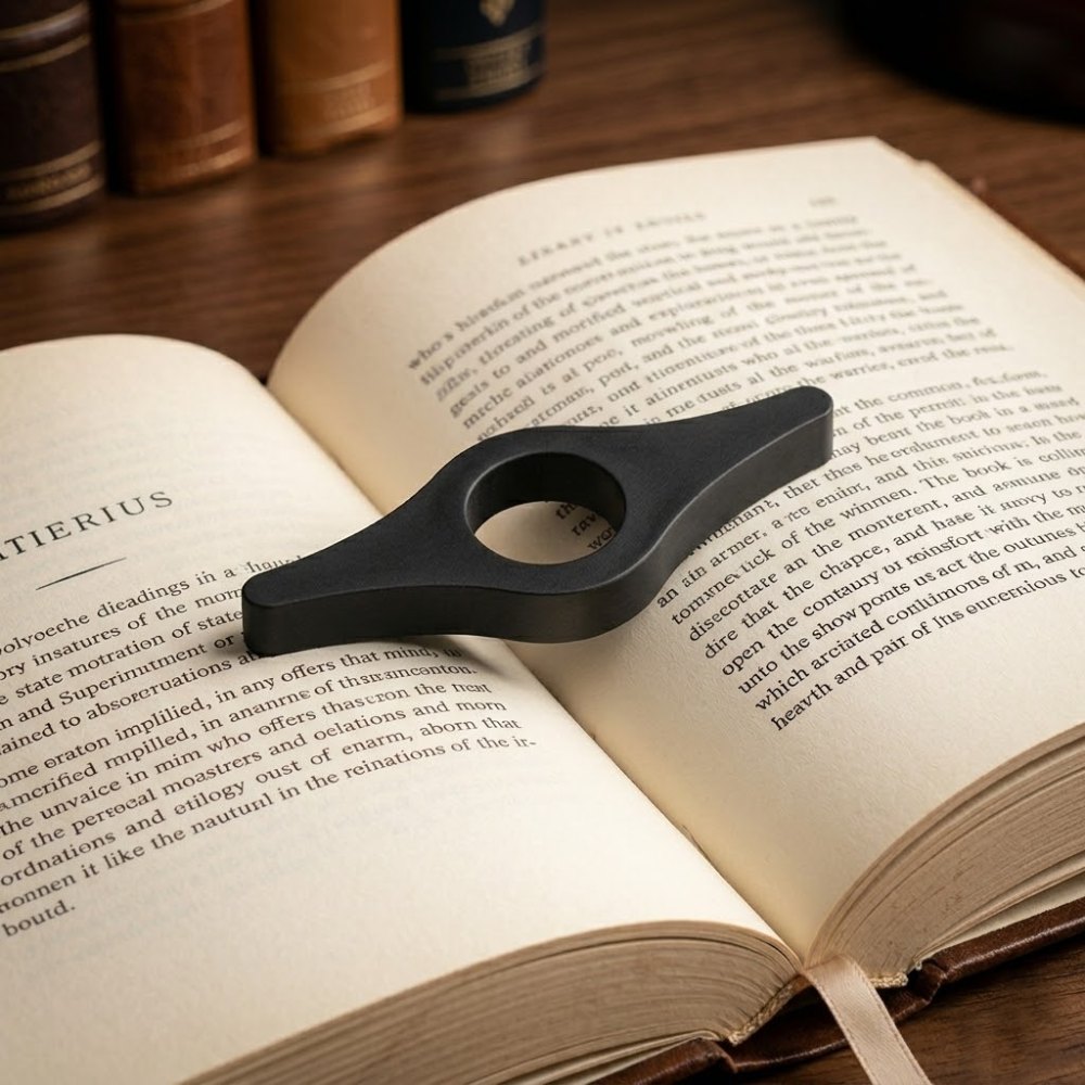 Foto 2 de Apoio Suporte Segurar Livro Leitura Separador Páginas