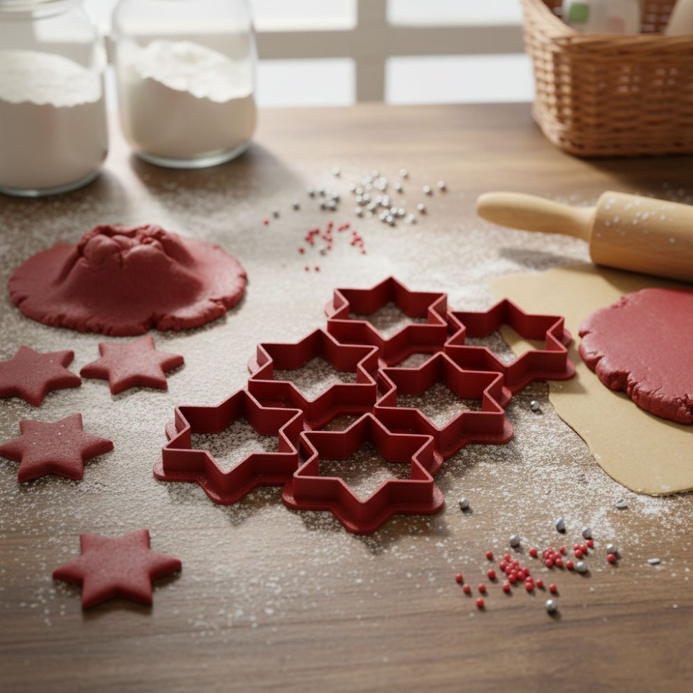 Foto 2 de Cortador de Biscoito Estrela 6 Pontas Forma para Cookie e Pasta Americana
