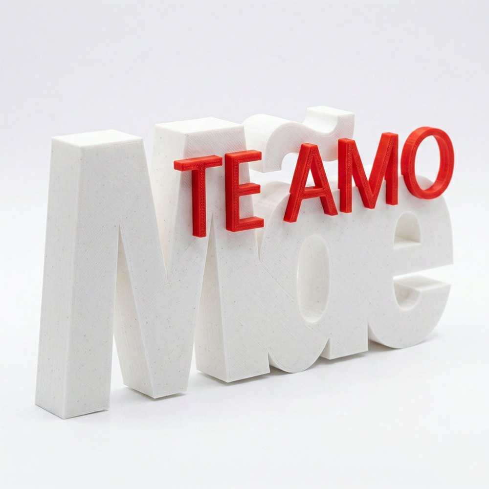 Foto 3 de Letreiro Decoração Dia das Mães Mãe Te Amo Presente Criativo 3D Moderno Estante Mesa