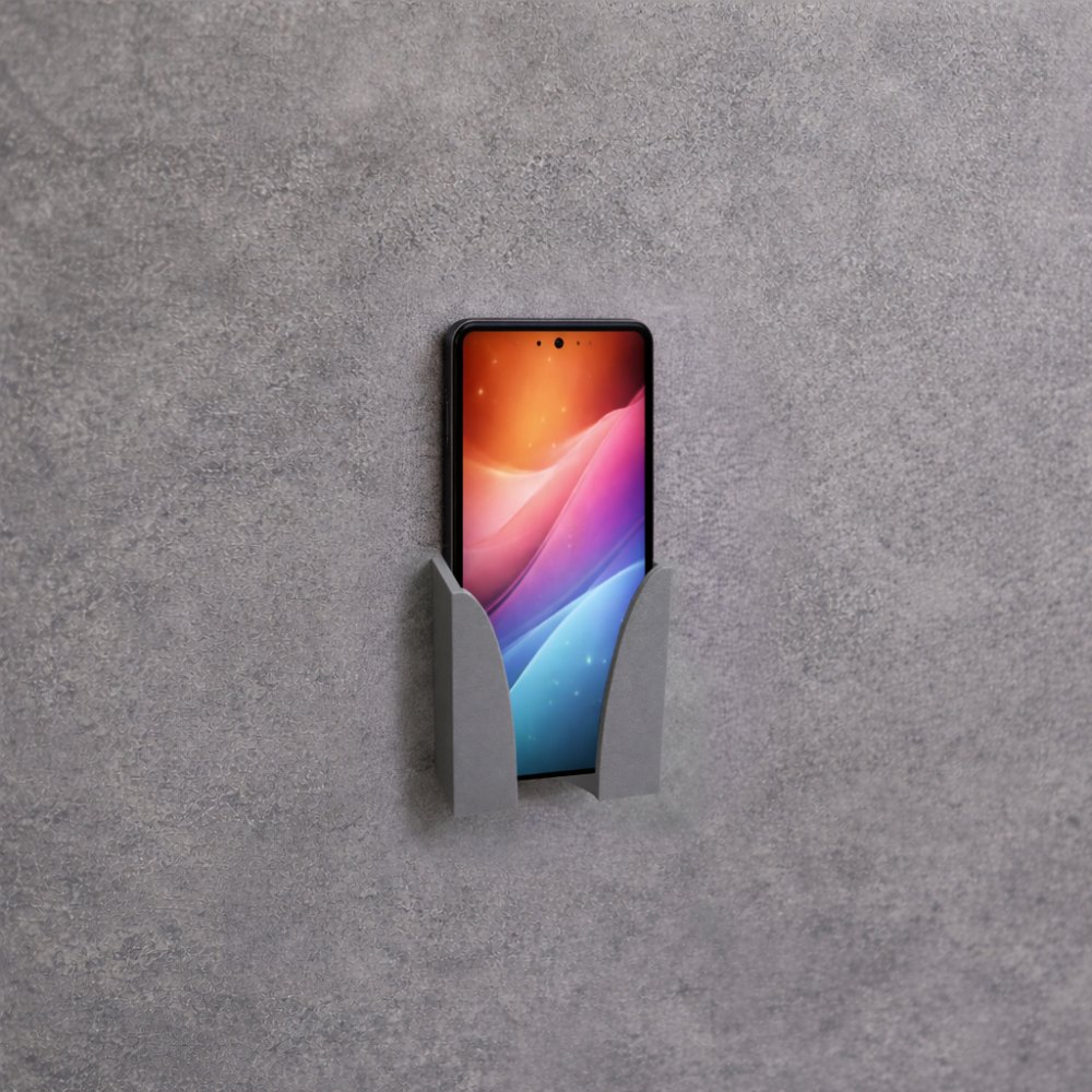 Foto 2 de Suporte de Parede para Celular e Tablet – Instalação Sem Furo