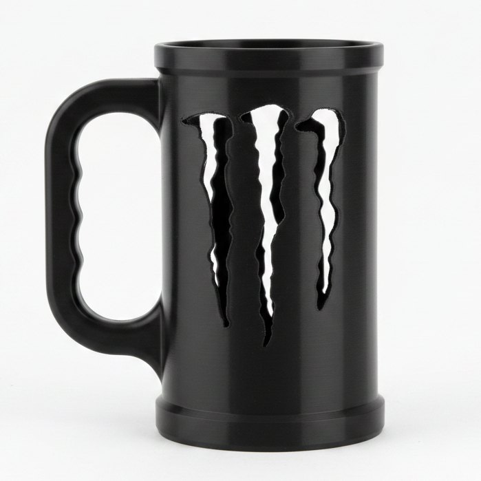 Foto 3 de Suporte Porta Lata De Energético Resistente Preto - Organizador Premium Gamer e Escritório
